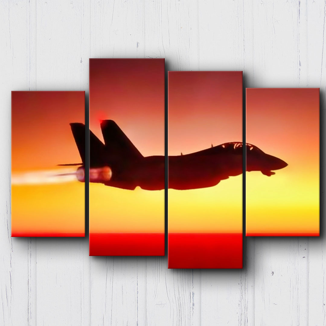 F-14 Sunset Canvas Sets