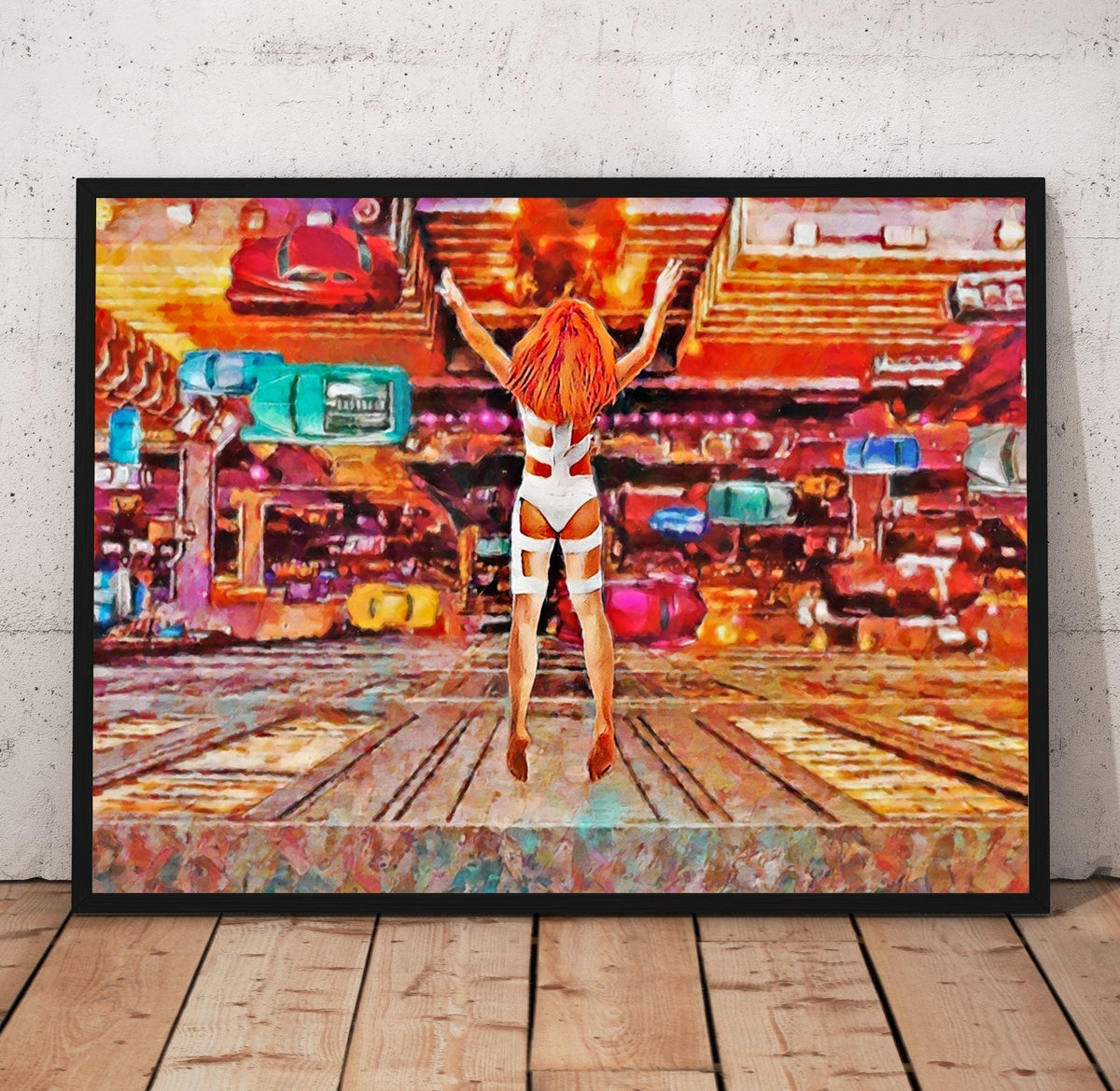 Fifth Element Jump Poster/Canvas | Far Out Art 