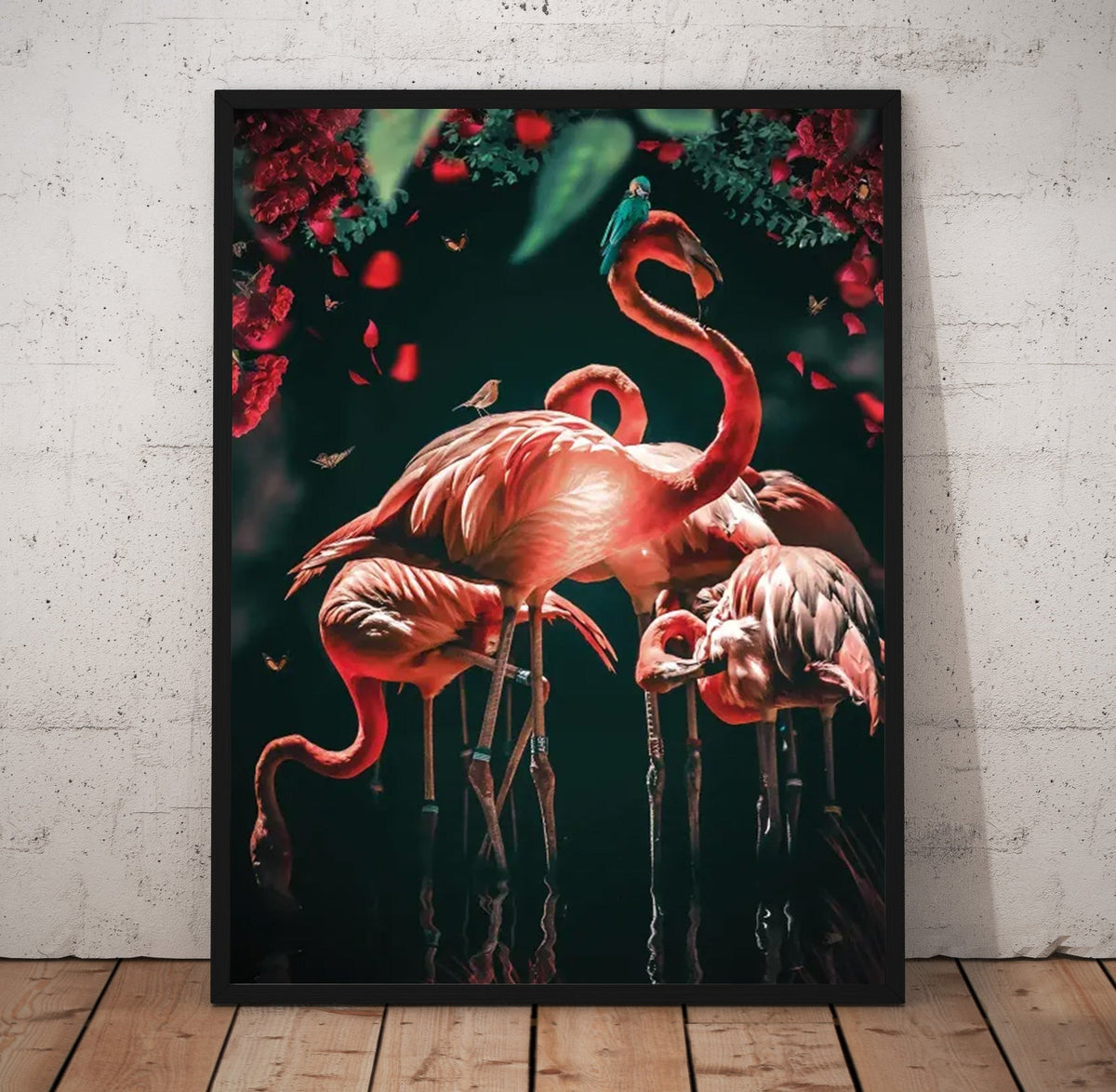 Flamingo Grove Poster/Canvas | Far Out Art 