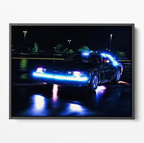 Back To The Future Fluxing Poster/Canvas | Far Out Art 
