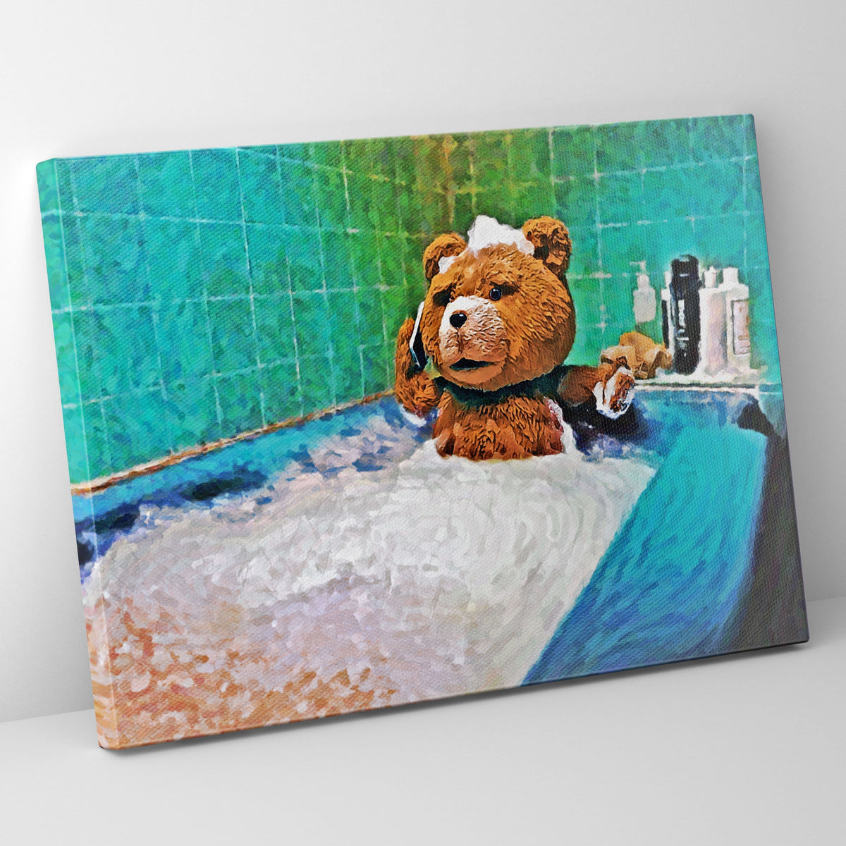 TED Fuzzy Bubbles Poster/Canvas | Far Out Art 