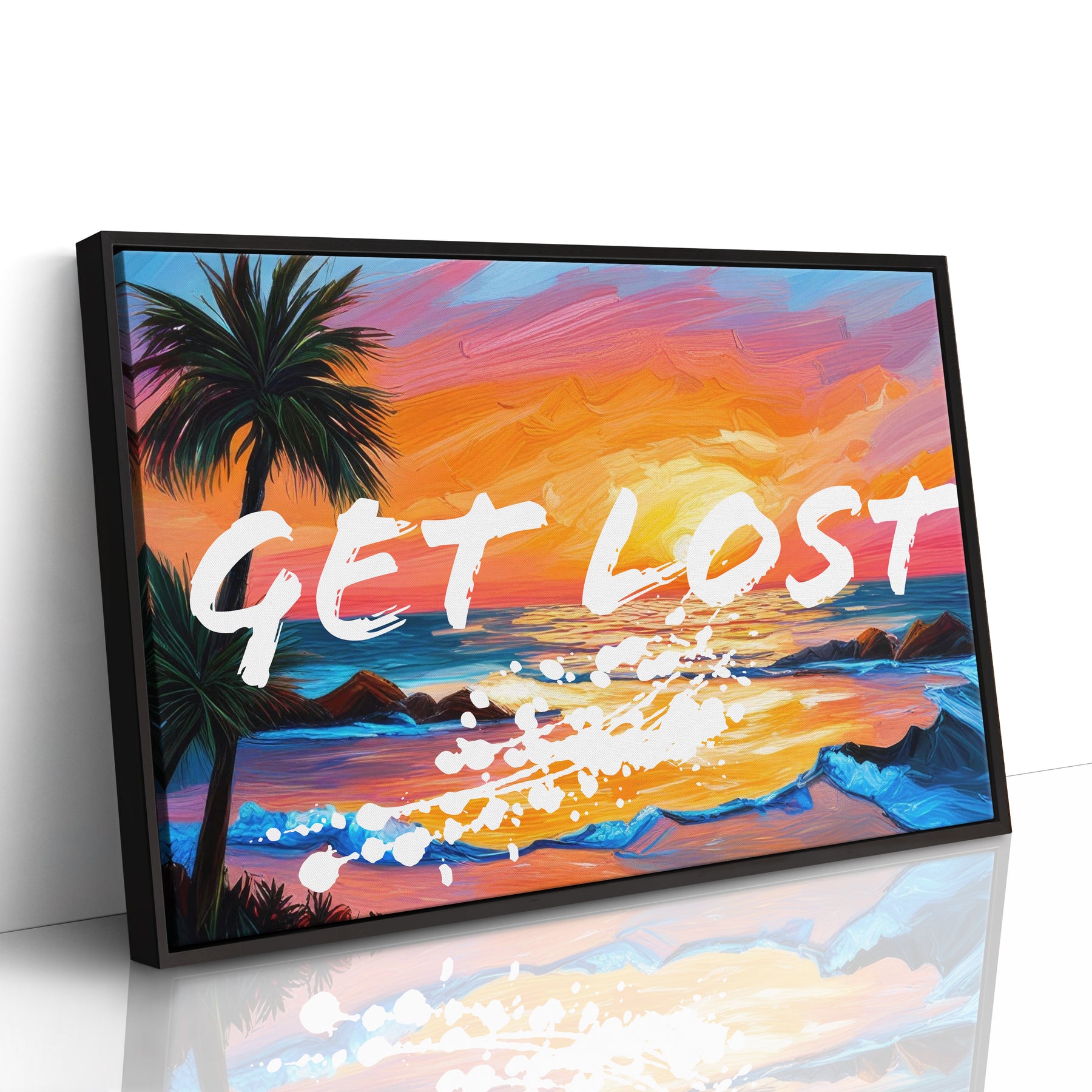 Get Lost Beach Wall Art