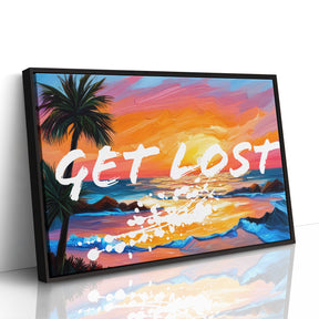 Get Lost Beach Wall Art