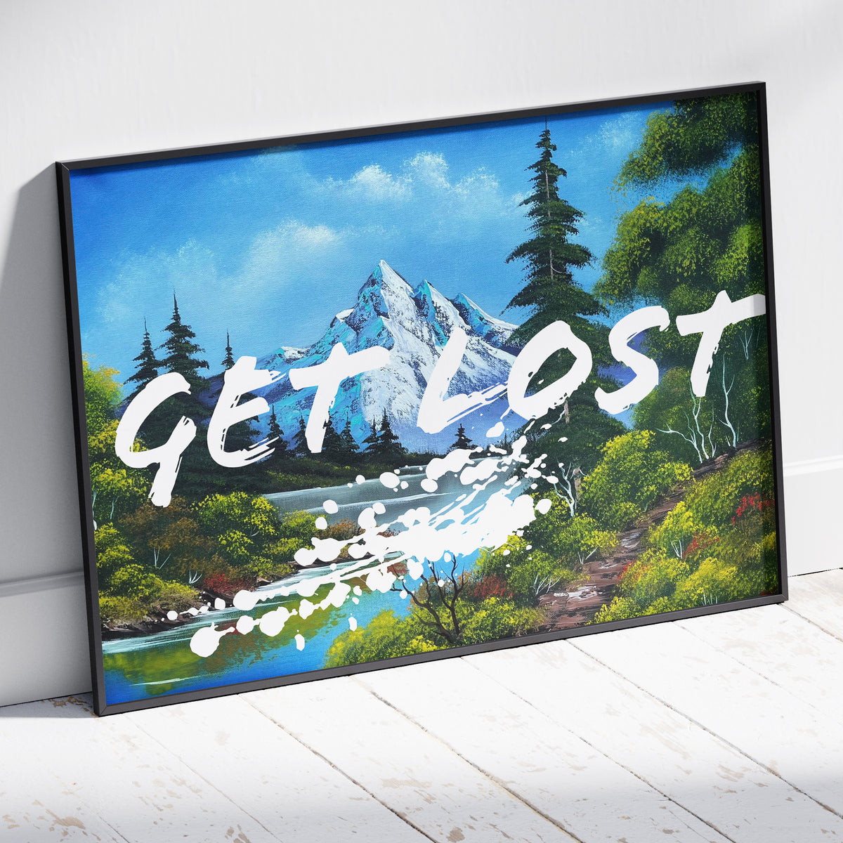 Get Lost Mountains Wall Art