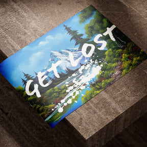 Get Lost Mountains Wall Art