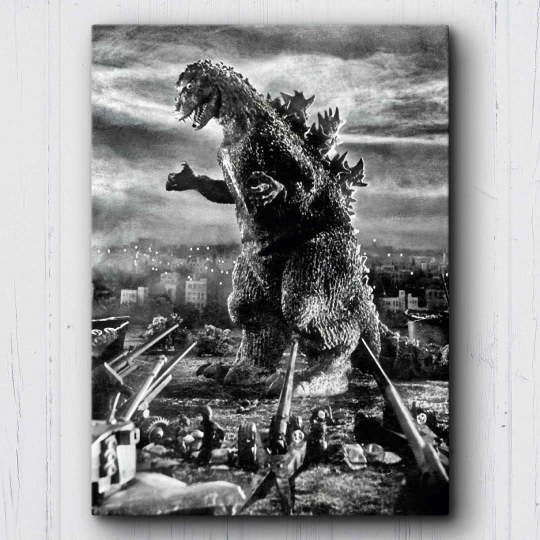 Godzilla Vs Army Canvas Sets