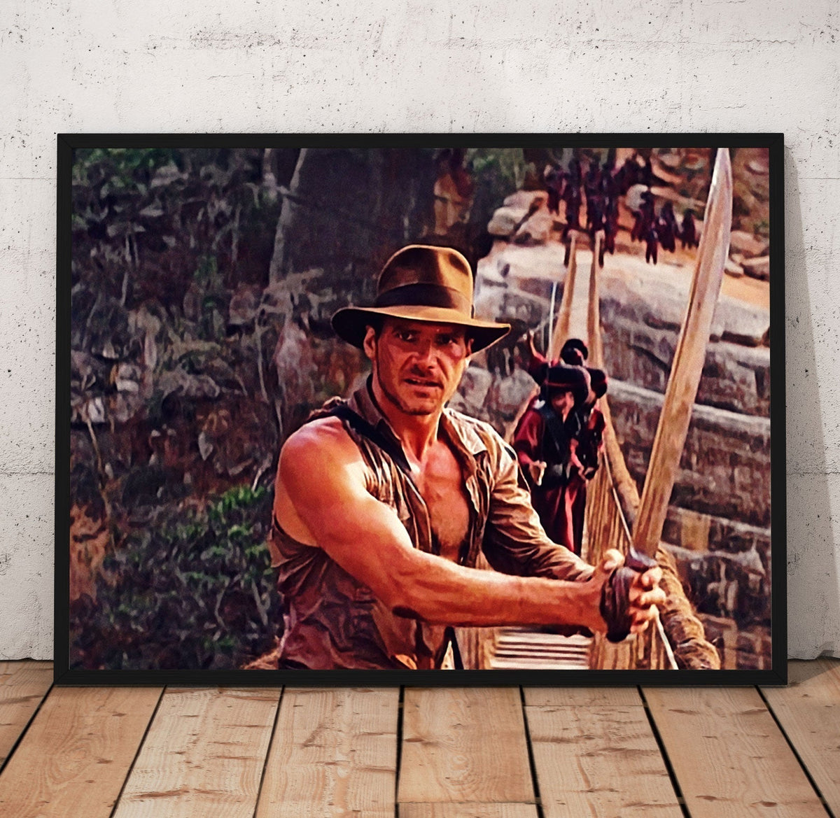 Indiana Jones Going For A Ride Poster/Canvas | Far Out Art 
