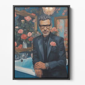 Goldblum Bathroom Poster/Canvas | Far Out Art 