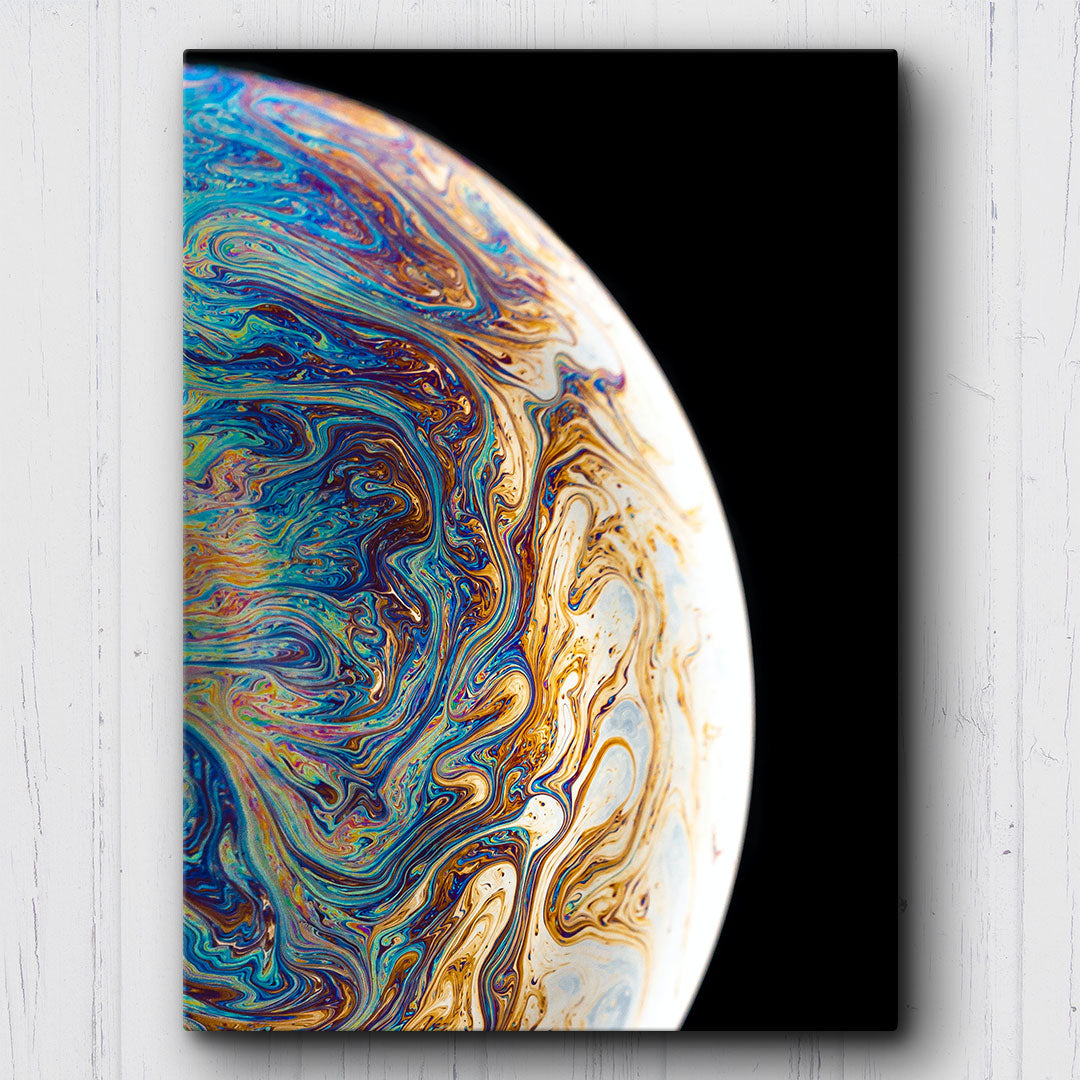 Golden Planet Canvas Sets