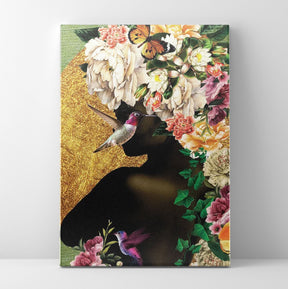 Green In Bloom Poster/Canvas | Far Out Art 