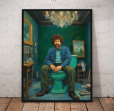 Happy Accidents Bathroom Poster/Canvas | Far Out Art 