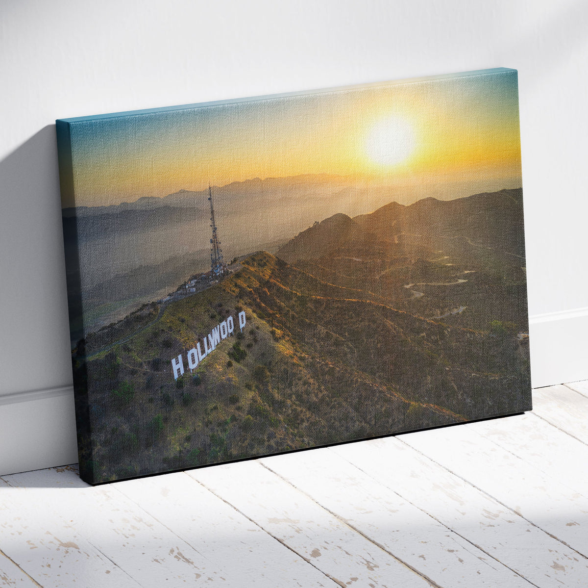 hiking hollywood sign - Everything Wall Art 2