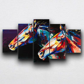 Horse Run Canvas Sets