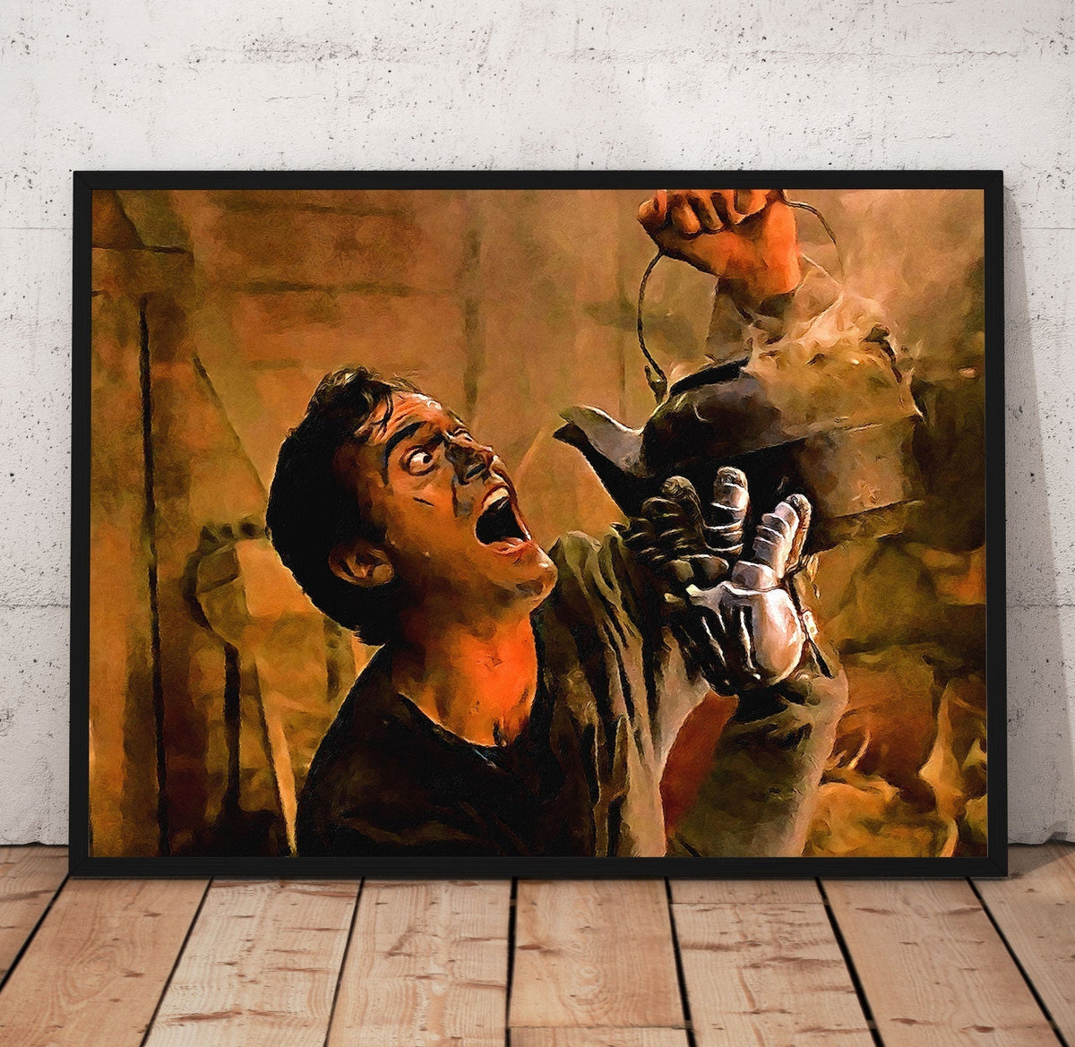 Army Of Darkness Hot Chocolate Poster/Canvas | Far Out Art 