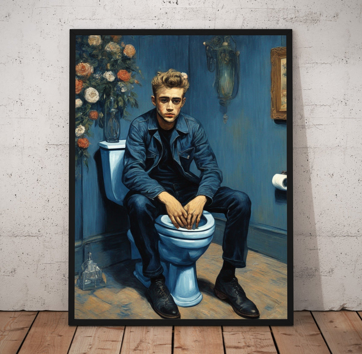 James Dean Bathroom Poster/Canvas | Far Out Art 