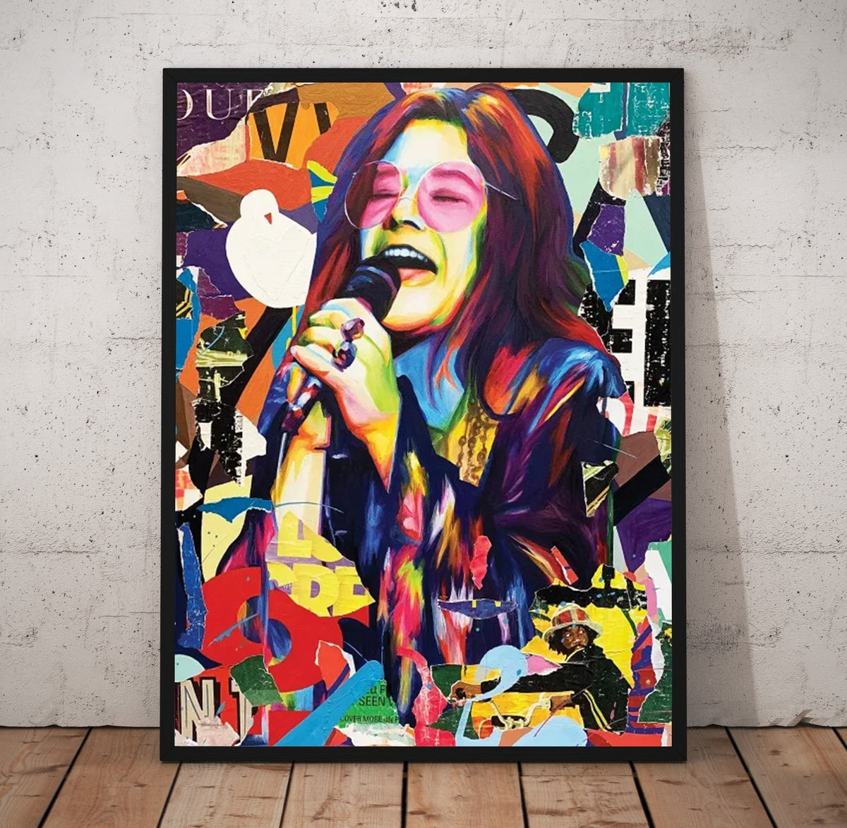 Janice Abstract Poster/Canvas | Far Out Art 