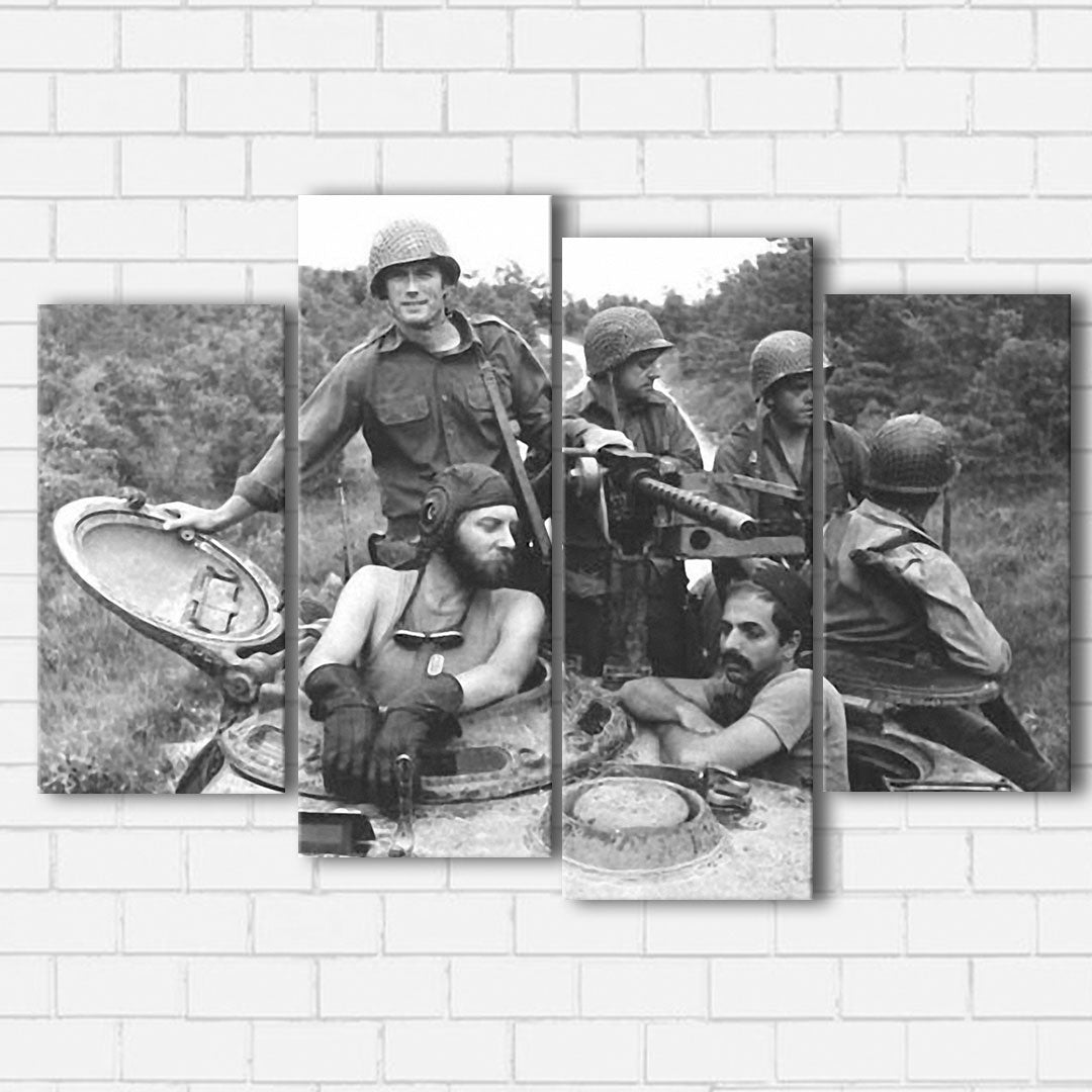 Kelly's Heroes - The Crew Canvas SetsWall Art4 PIECE / SMALL / Standard (.75") - Radicalave
