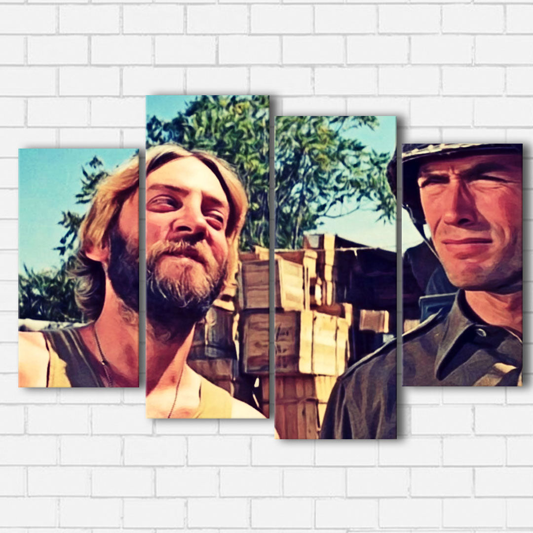 Kelly's Heroes - Kelly and Oddball Canvas SetsWall Art4 PIECE / SMALL / Standard (.75") - Radicalave