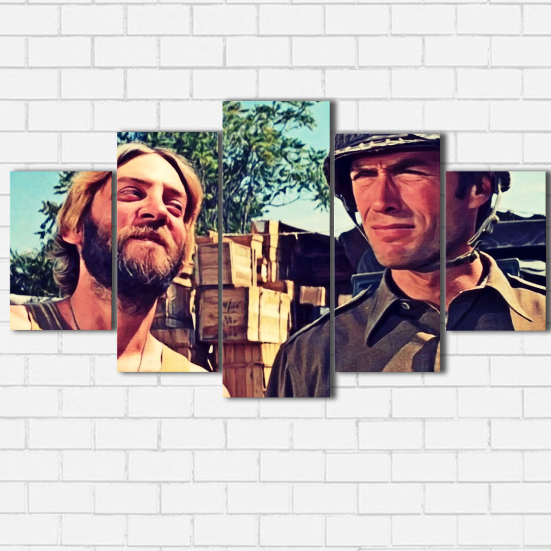 Kelly's Heroes - Kelly and Oddball Canvas SetsWall Art5 PIECE / SMALL / Standard (.75") - Radicalave