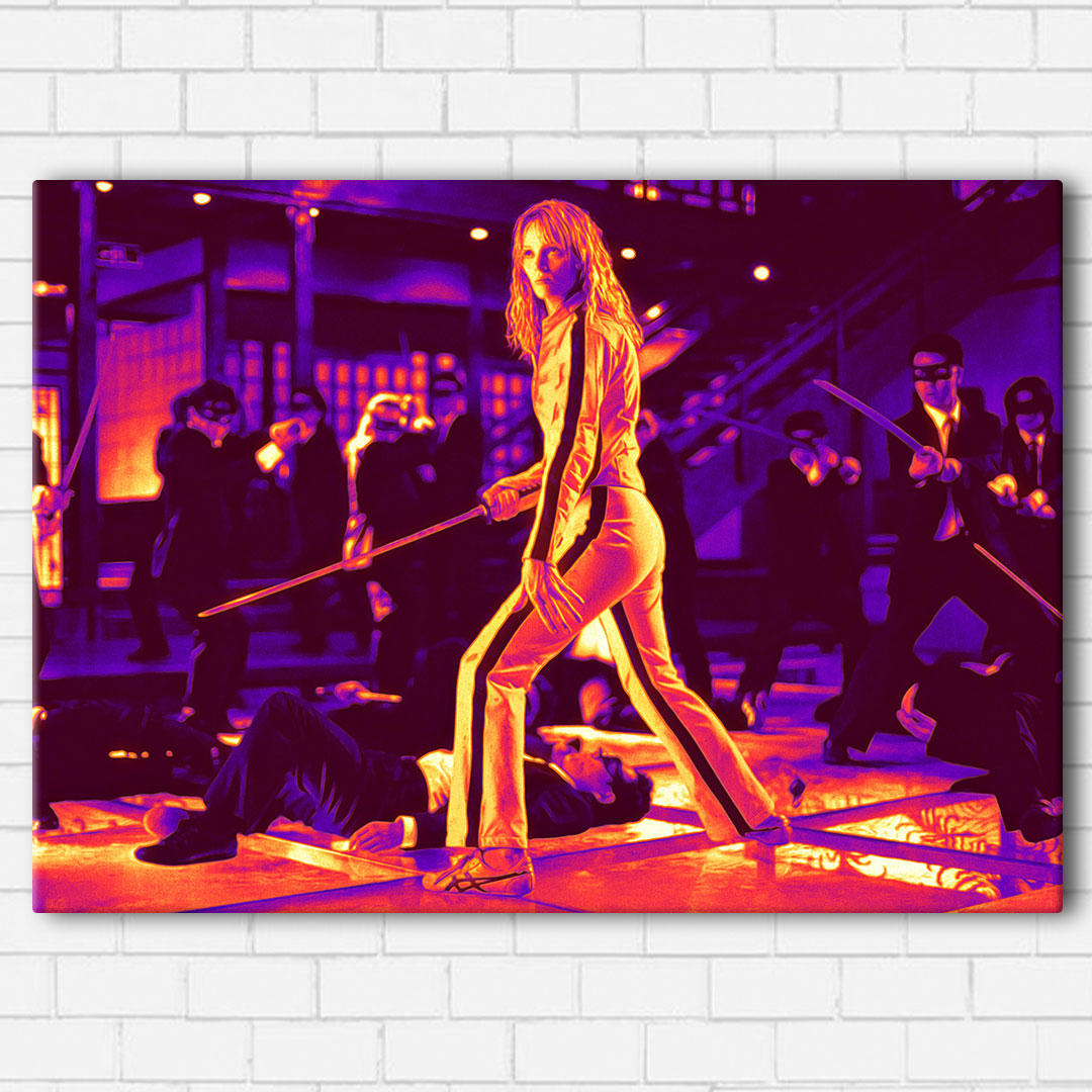 Kill Bill Canvas SetsWall Art1 PIECE / SMALL / Standard (.75") - Radicalave