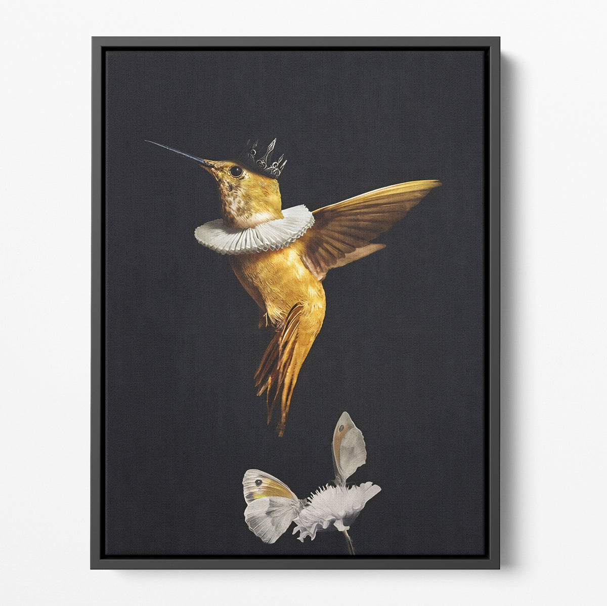 King Hummingbird Poster/Canvas | Far Out Art 