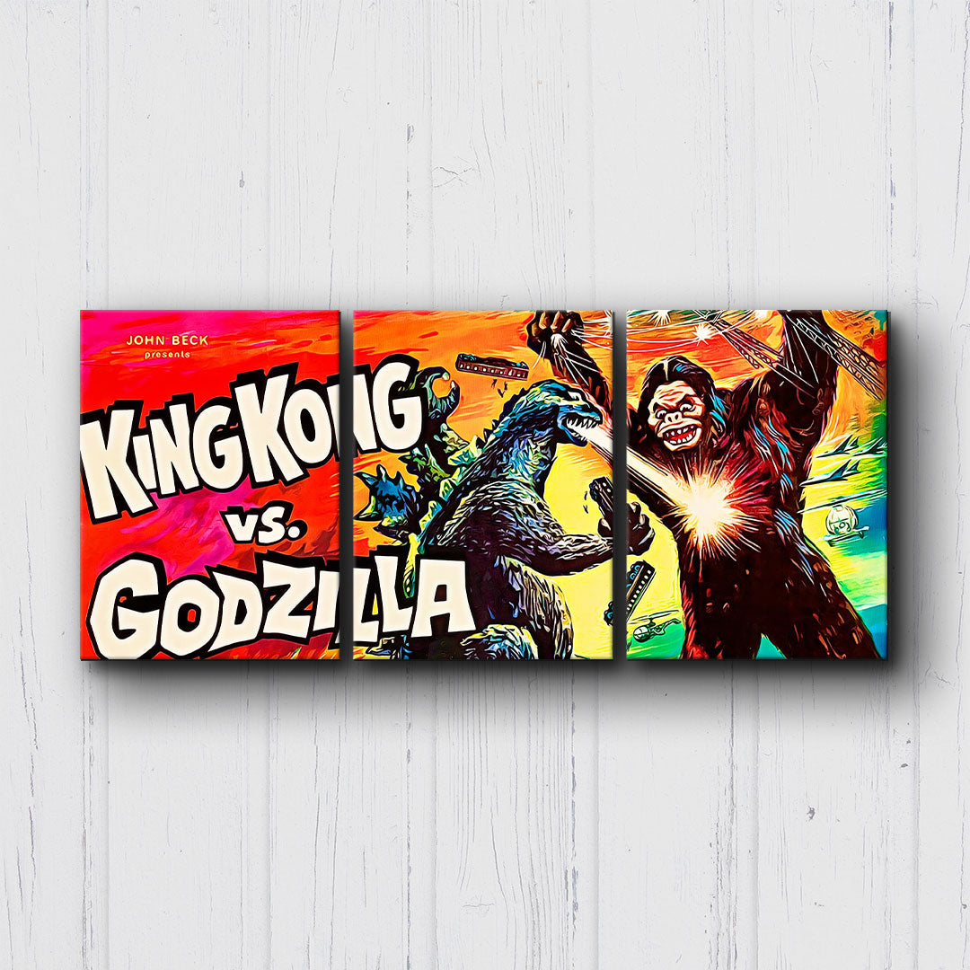 Godzilla Vs King Kong Ad Canvas Sets