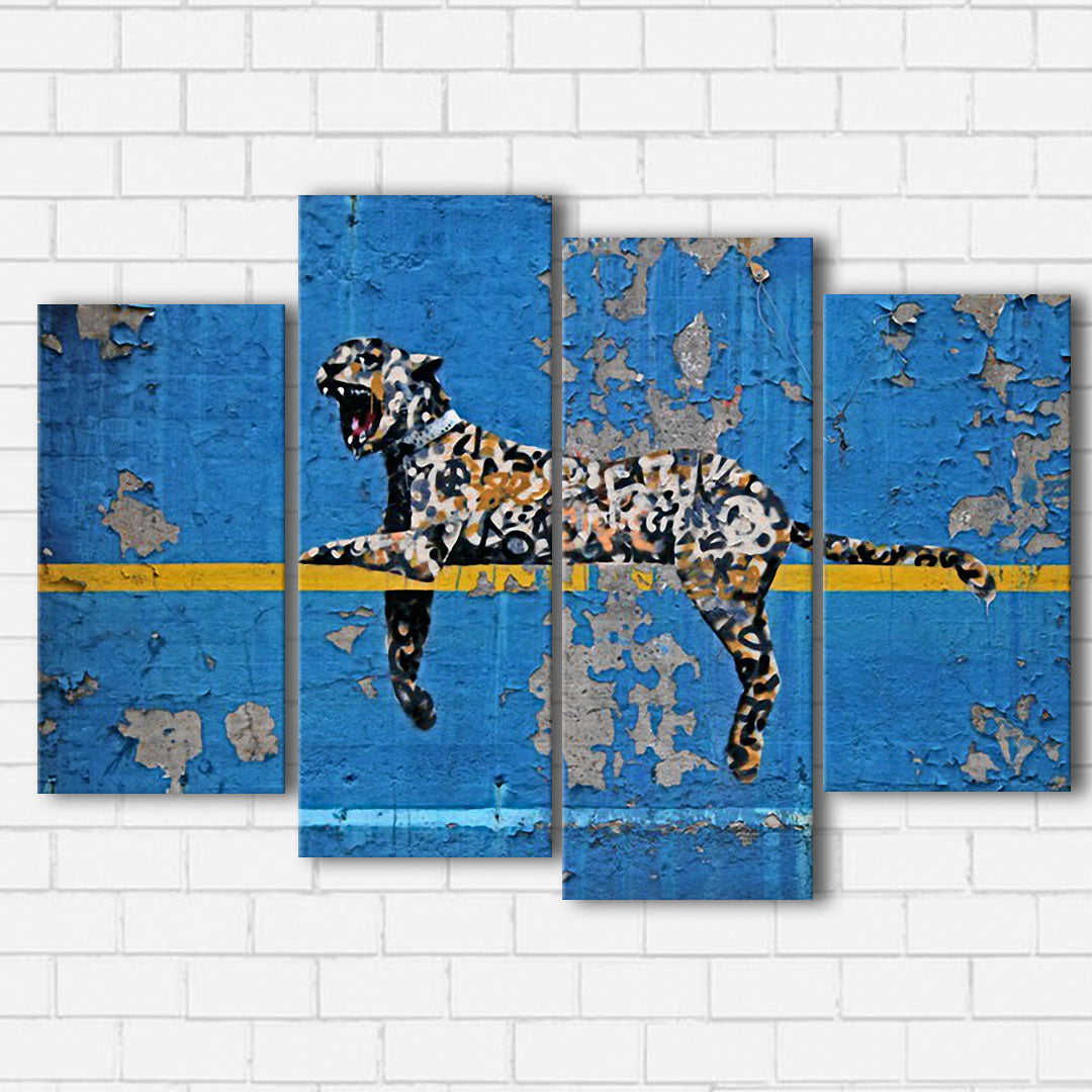 Banksy Leopard Canvas Sets