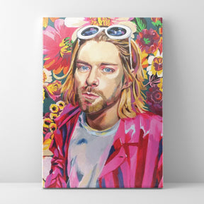 Kurt In The Garden Poster/Canvas | Far Out Art 