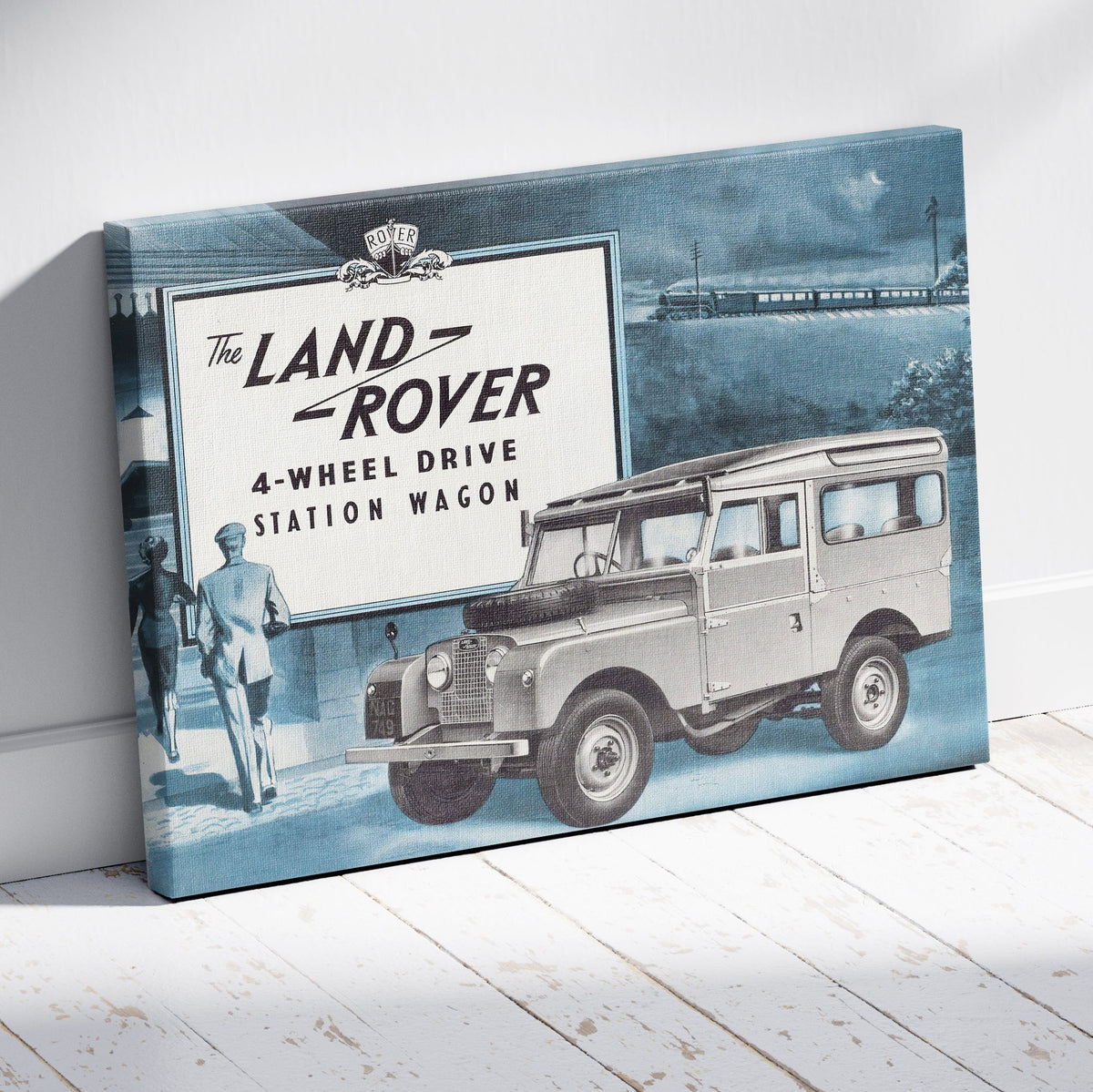 Vintage Land Rover Wall Art