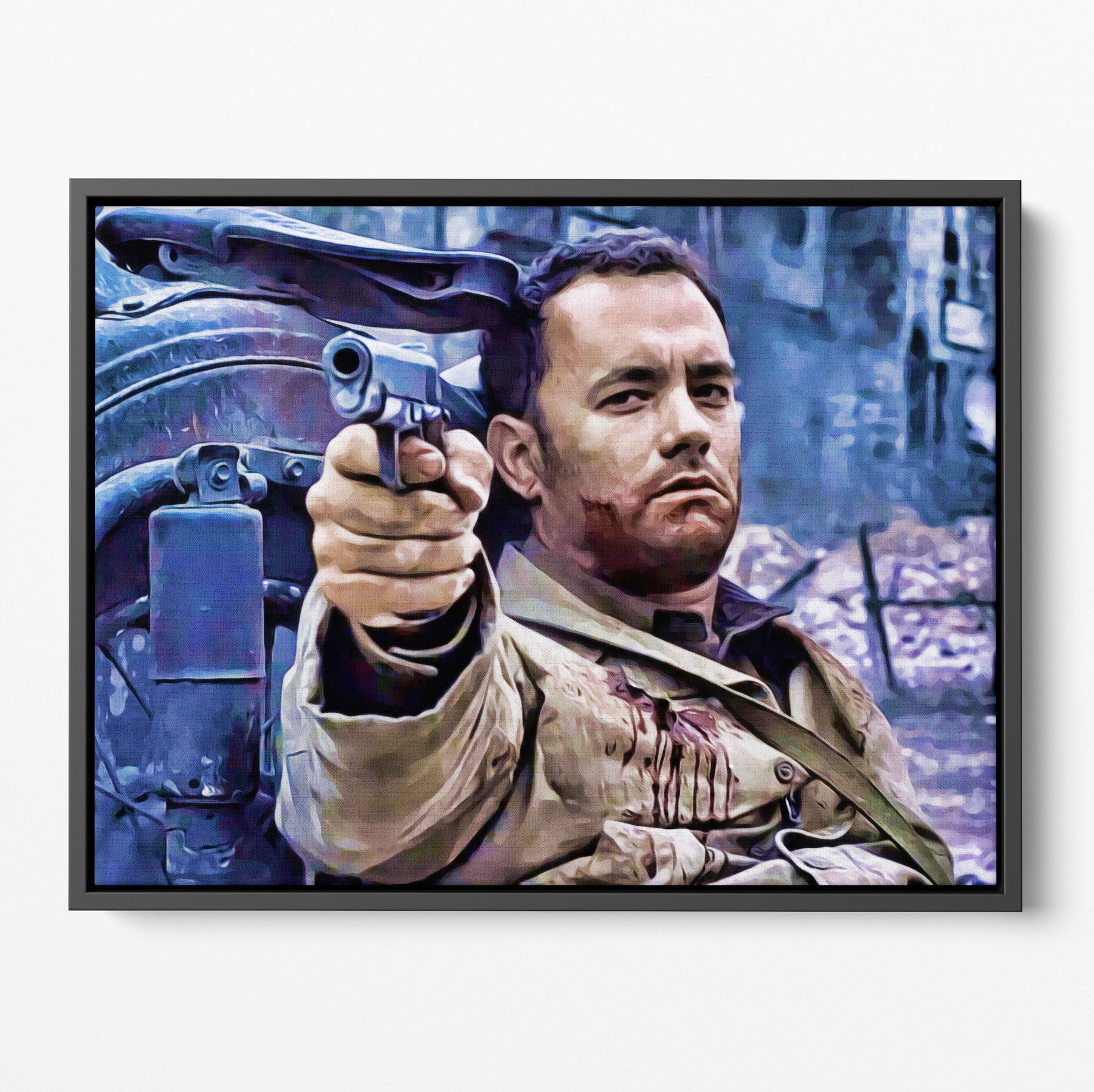 Saving Private Ryan Last Stand Poster/Canvas | Far Out Art 