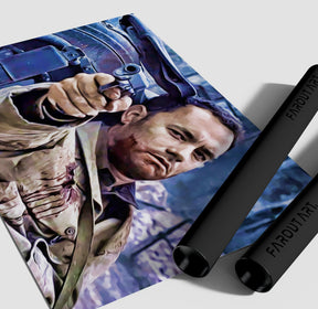 Saving Private Ryan Last Stand Poster/Canvas | Far Out Art 