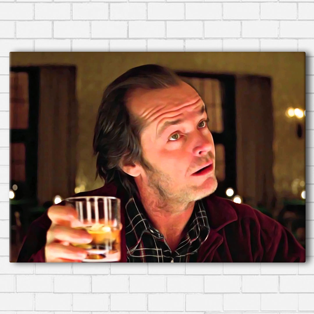 The Shining - Jack and Coke Canvas SetsWall Art1 PIECE / SMALL / Standard (.75") - Radicalave