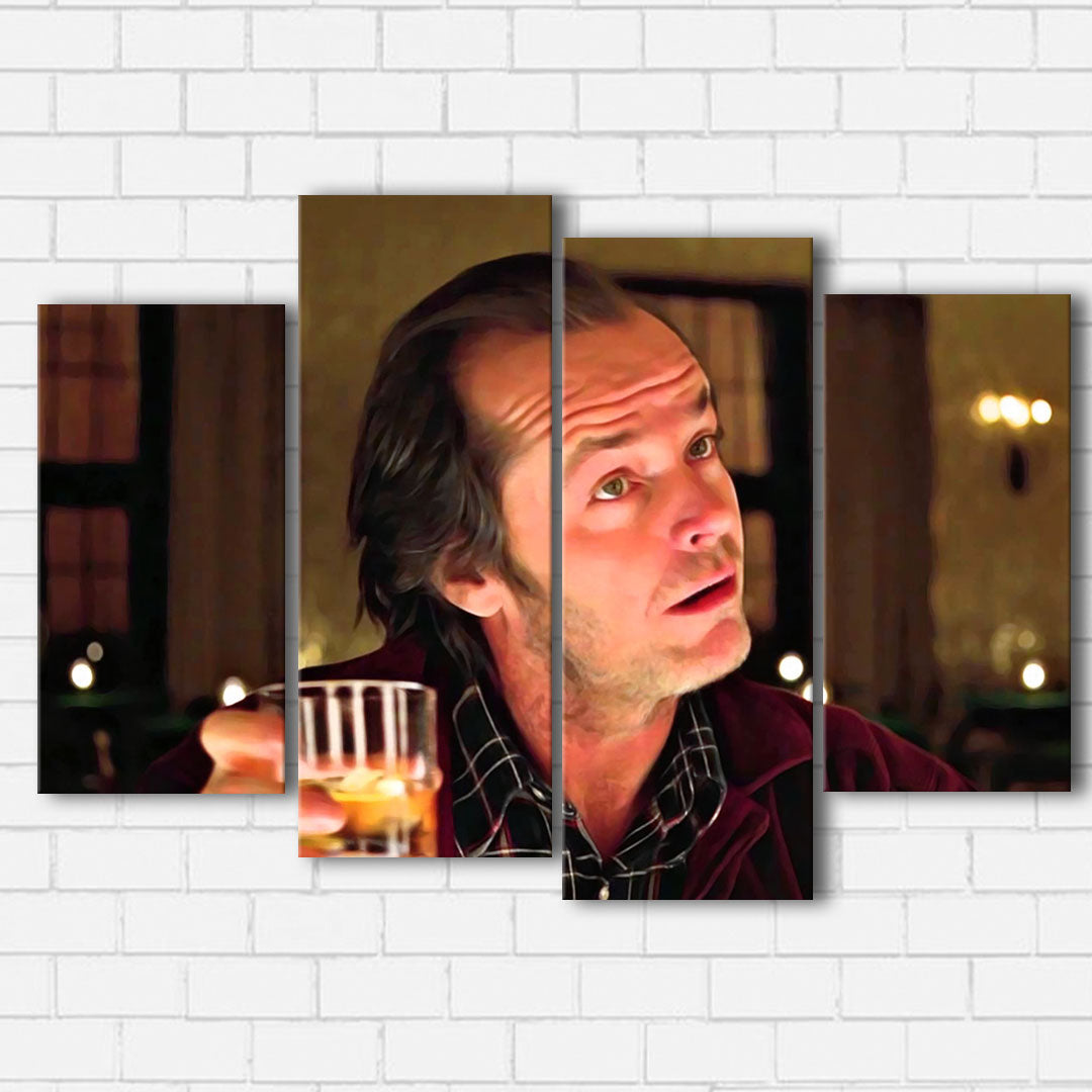 The Shining - Jack and Coke Canvas SetsWall Art4 PIECE / SMALL / Standard (.75") - Radicalave