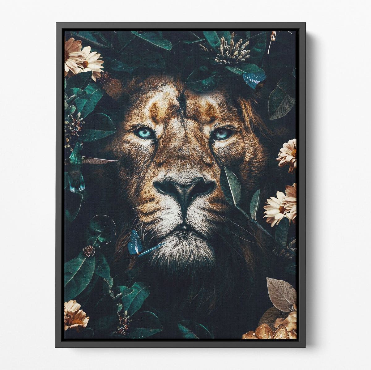 Garden Lion Poster/Canvas | Far Out Art 