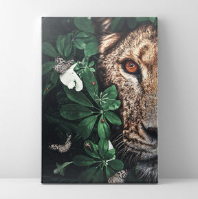 Garden Lioness Poster/Canvas | Far Out Art 