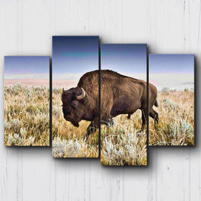 Lone Bison Canvas Sets