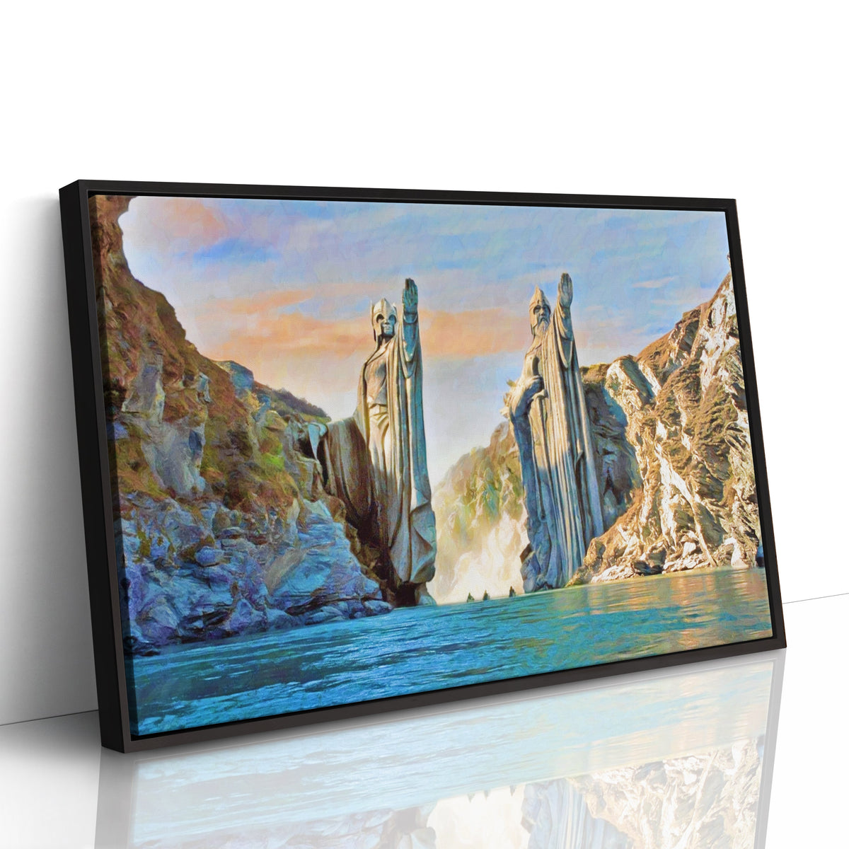 argonath lord of the rings-everything wall art 1