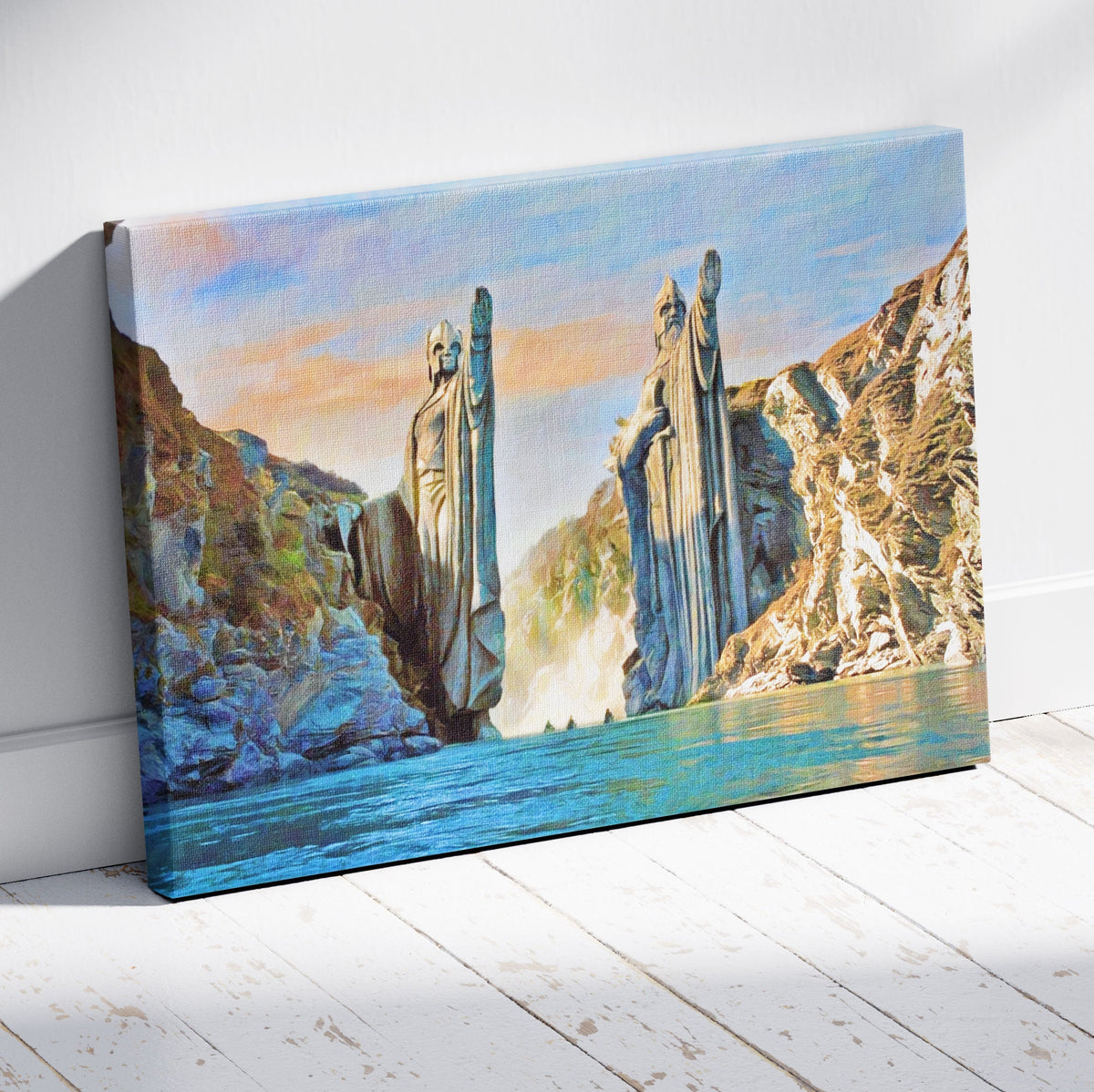 argonath lord of the rings-everything wall art 2