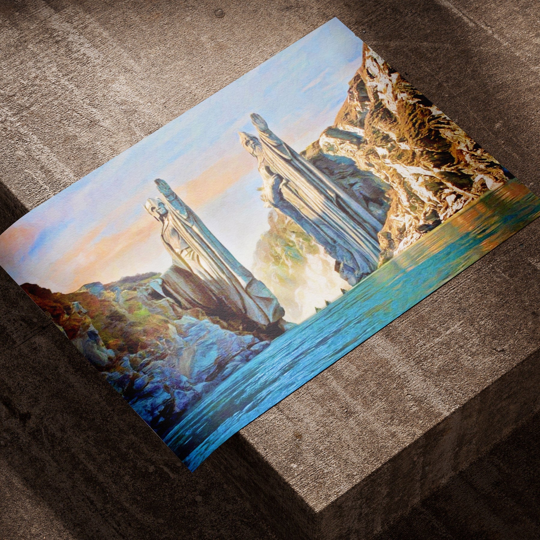 argonath lord of the rings-everything wall art 3