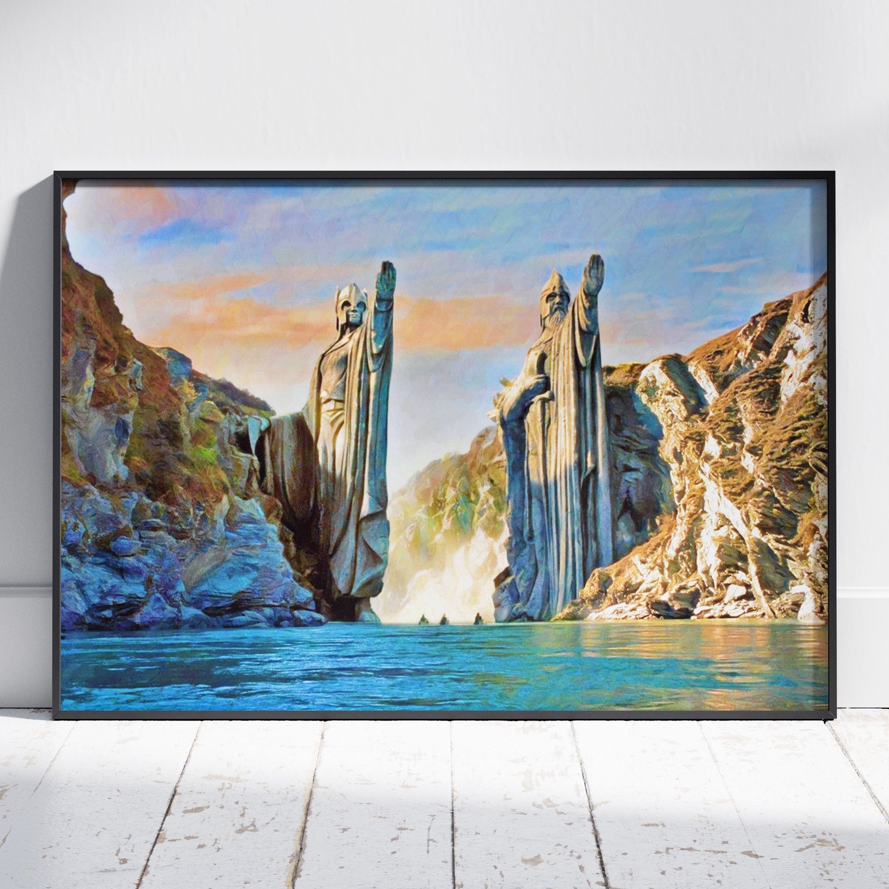 argonath lord of the rings-everything wall art 4