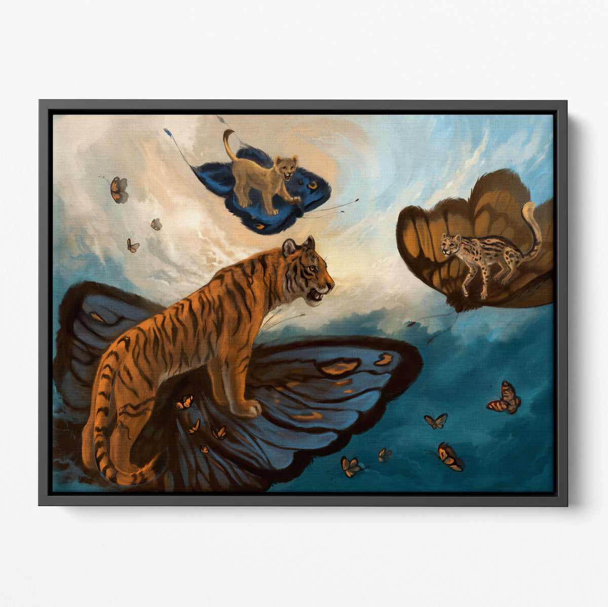 Magic Butterfly Ride Poster/Canvas | Far Out Art 
