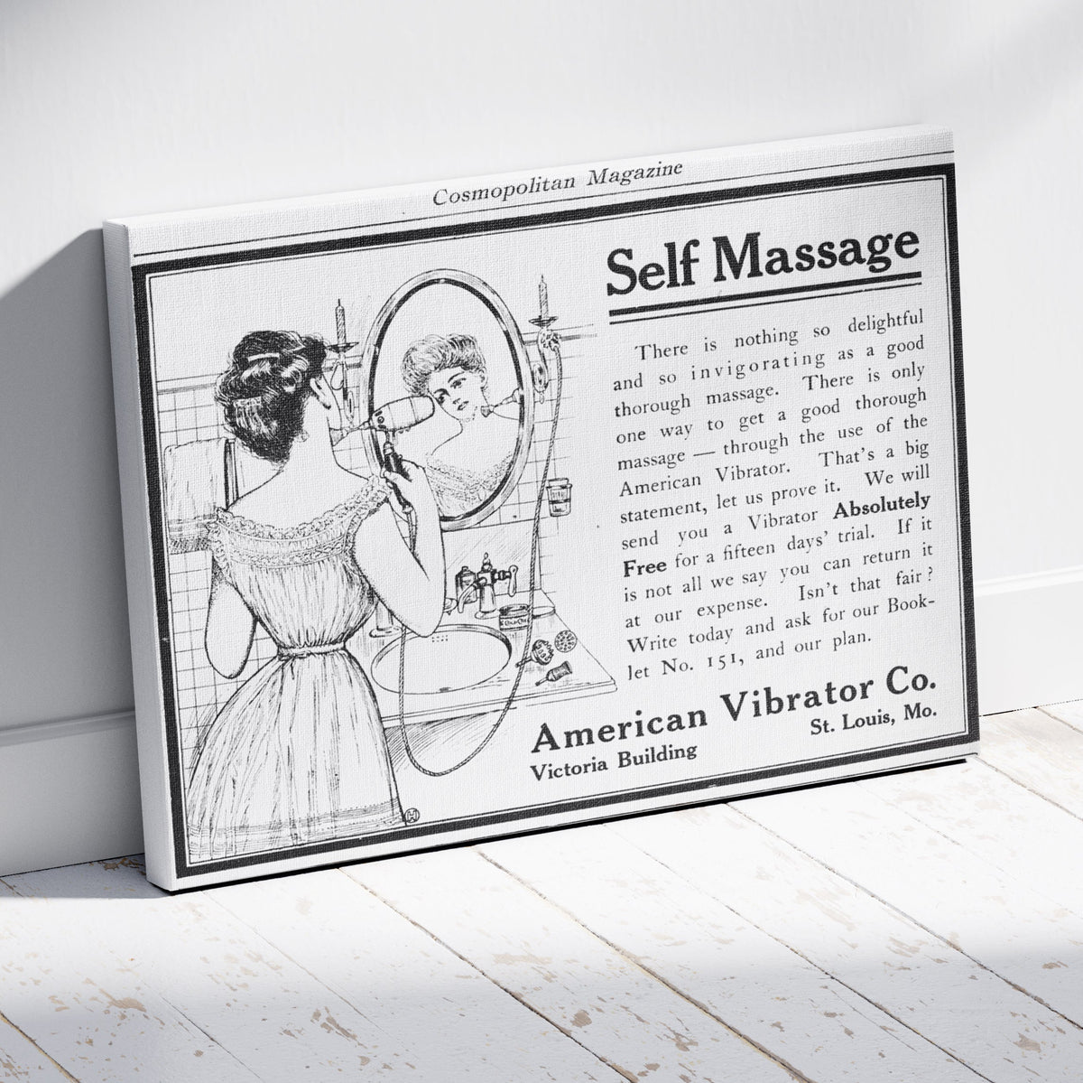 Vintage Massager Wall Art