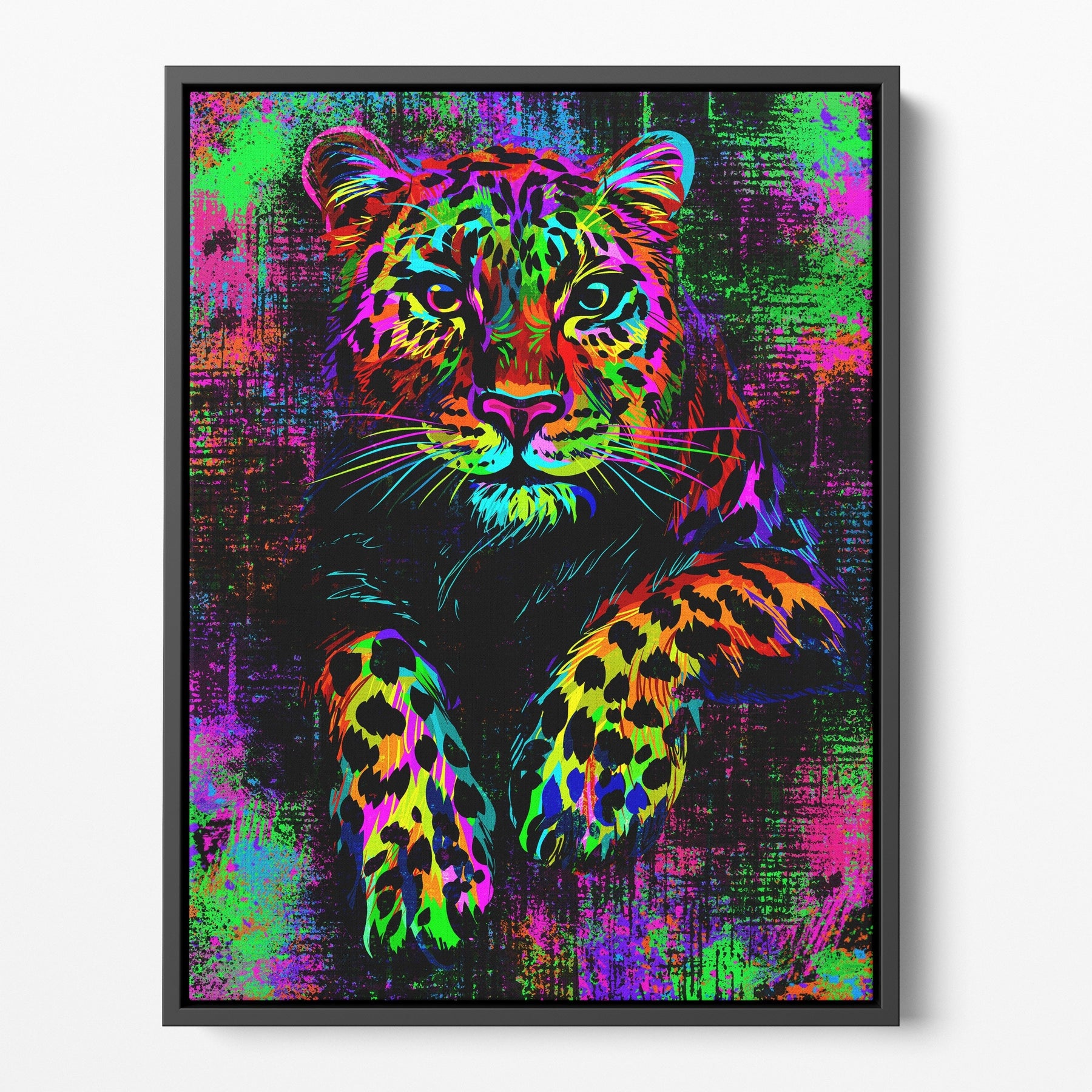 Neon Leopard Prints | Far Out Art 
