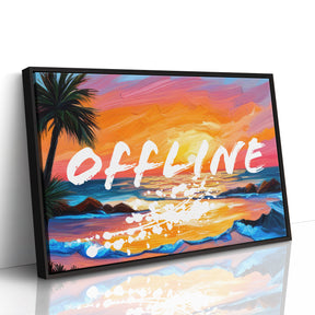 Offline Beach Wall Art