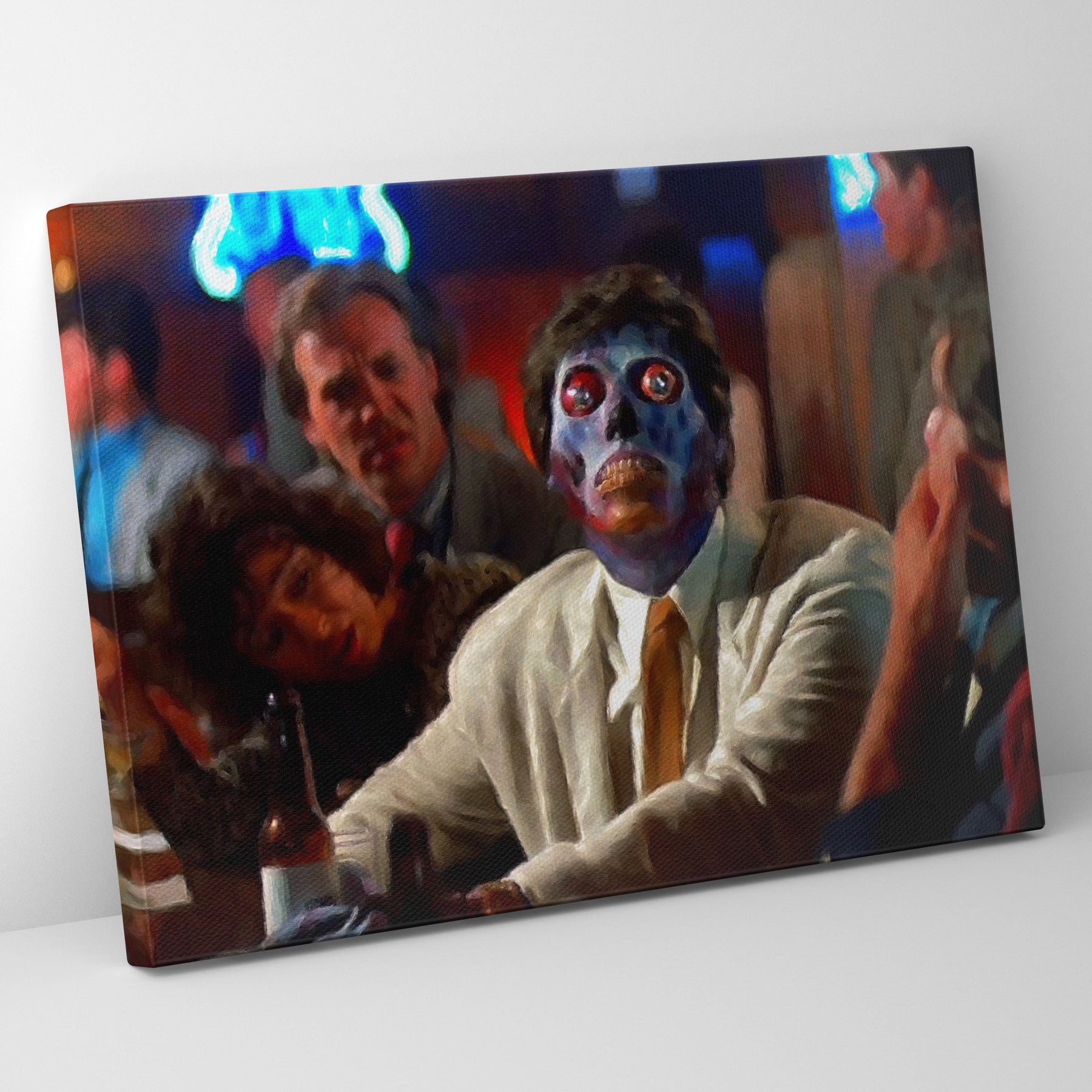 They Live Outed Poster/Canvas | Far Out Art 