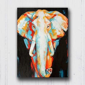 Painted Elephant Canvas Sets