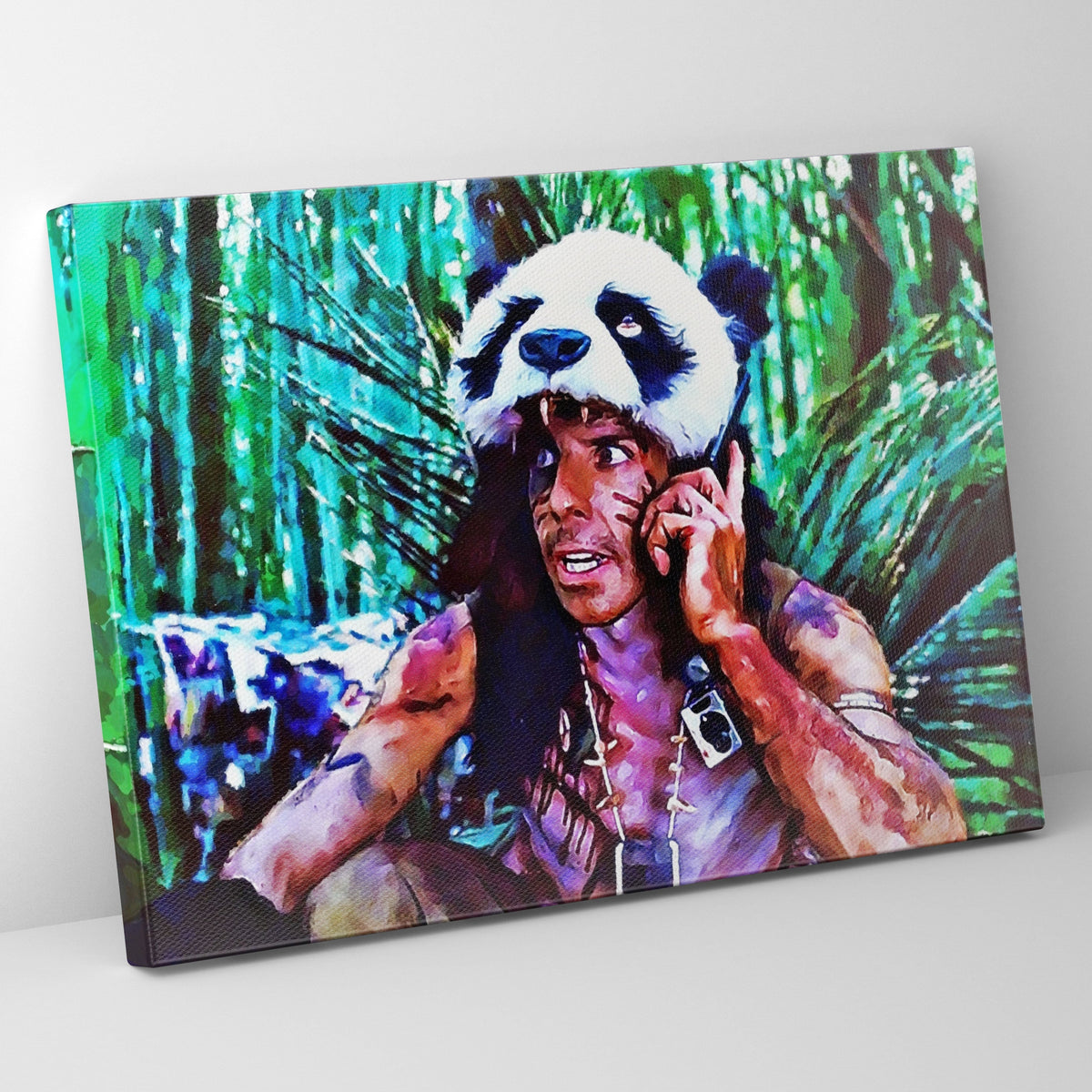Tropic Thunder Panda Poster/Canvas | Far Out Art 
