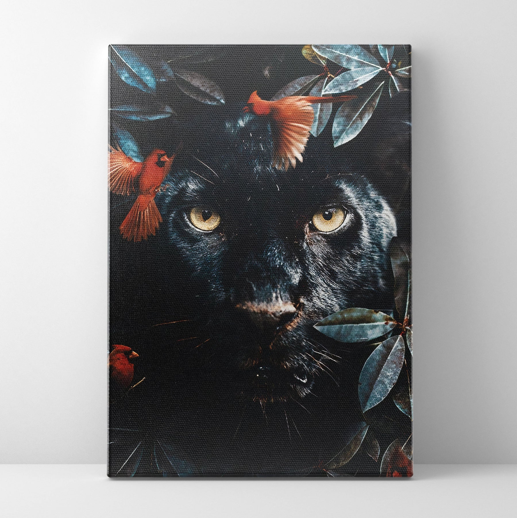 Garden Panther Poster/Canvas | Far Out Art 
