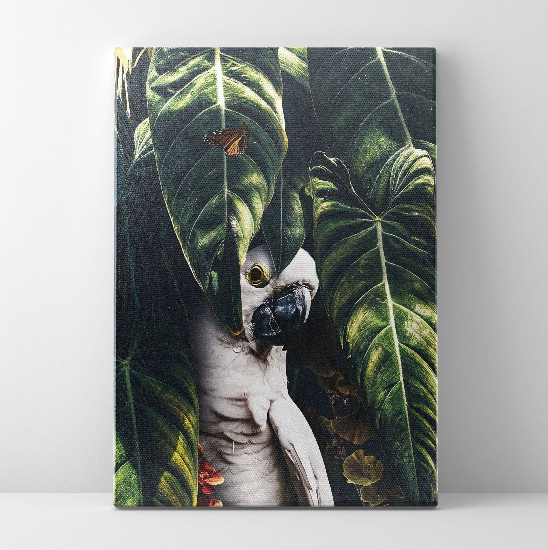 Jungle Parrot Poster/Canvas | Far Out Art 