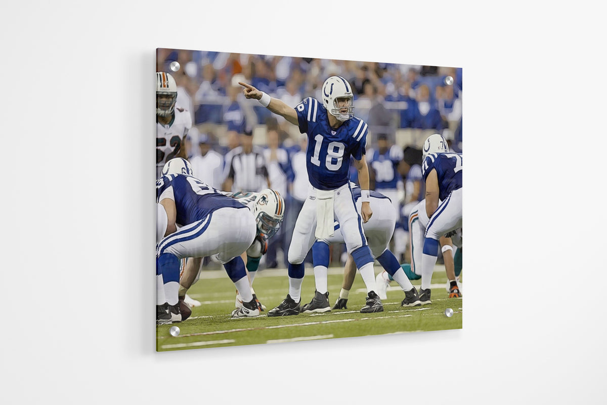 The GOAT Colts Wall Art